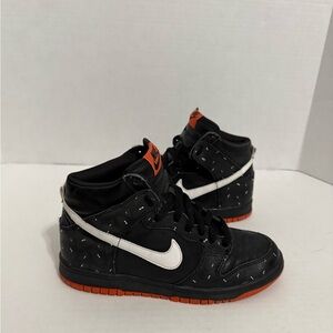 NIKE DUNK HIGH PREMIUM HALLOWEEN Bats Shoes Size 5Y 318633-012